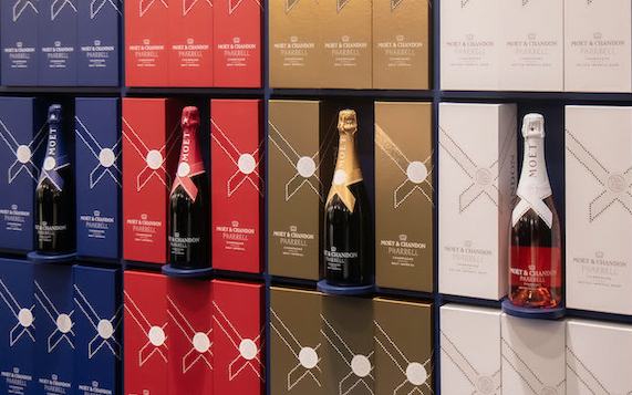 Moët & Chandon y Pharrell Williams toma la Galería Canalejas.