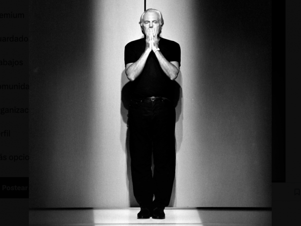 Adiós, Giorgio Armani.